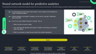 Neural Network Model For Predictive Analytics Ppt Powerpoint Presentation File Gallery