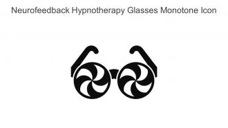 Neurofeedback Hypnotherapy Glasses Monotone Icon In Powerpoint Pptx Png And Editable Eps Format