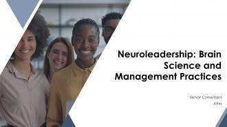 Neuroleadership Brain Science Management Practices PPT Template ST AI