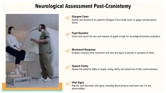 Neurological Assessment Post Craniotomy PPT Mockup ACP