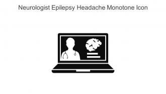 Neurologist Epilepsy Headache Monotone Icon In Powerpoint Pptx Png And Editable Eps Format