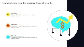 Neuromarketing Icon For Business Financial Growth