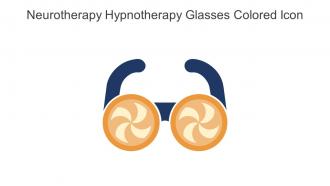 Neurotherapy Hypnotherapy Glasses Colored Icon In Powerpoint Pptx Png And Editable Eps Format