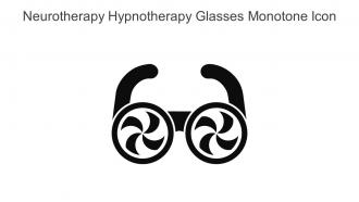 Neurotherapy Hypnotherapy Glasses Monotone Icon In Powerpoint Pptx Png And Editable Eps Format
