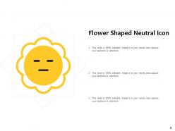 Neutral Icon Bulb Shaped Drop Flower Flower Smile