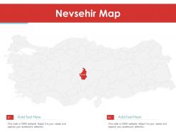 Nevsehir map powerpoint presentation ppt template