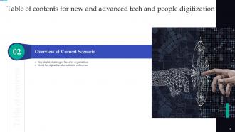 New And Advanced Tech And People Digitization Complete Deck Image Professionally