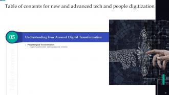 New And Advanced Tech And People Digitization Complete Deck Informative Professionally