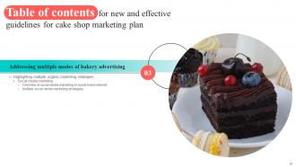 New And Effective Guidelines For Cake Shop Marketing Plan Powerpoint Presentation Slides MKT CD V Analytical Professionally