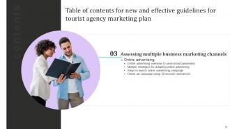 New And Effective Guidelines For Tourist Agency Marketing Plan Complete Deck Strategy CD V Ideas Professional