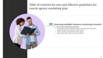 New And Effective Guidelines For Tourist Agency Marketing Plan Complete Deck Strategy CD V Impressive Professional