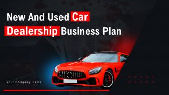 New And Used Car Dealership Business Plan Powerpoint Presentation Slides