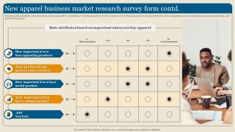 New Apparel Business Market Research Survey Form Survey SS Slides Compatible