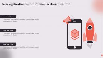 New Application Launch Communication Plan Icon