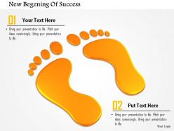 New beginning of success image graphics for powerpoint