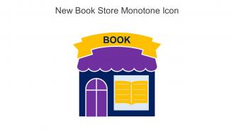 New Book Store Colored Icon In Powerpoint Pptx Png And Editable Eps Format