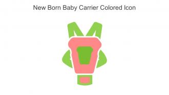 New Born Baby Carrier Colored Icon In Powerpoint Pptx Png And Editable Eps Format