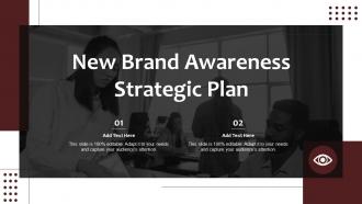 New Brand Awareness Strategic Plan Ppt Powerpoint Infographics Branding SS