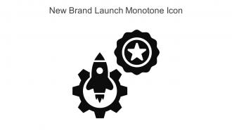 New Brand Launch Monotone Icon In Powerpoint Pptx Png And Editable Eps Format