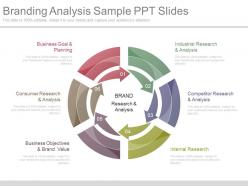 New branding analysis sample ppt slides