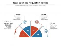 New business acquisition tactics ppt powerpoint presentation file picture cpb