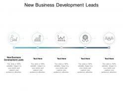 New business development leads ppt powerpoint presentation show aids cpb
