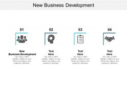 New business development ppt powerpoint presentation gallery master slide cpb