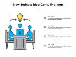 New business idea consulting icon