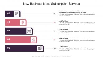 New Business Ideas Subscription Services In Powerpoint And Google Slides Cpb