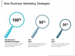 New business marketing strategies ppt powerpoint presentation pictures master slide cpb