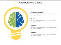 New business models ppt powerpoint presentation portfolio graphics pictures cpb
