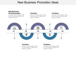 New business promotion ideas ppt powerpoint presentation slides background image cpb