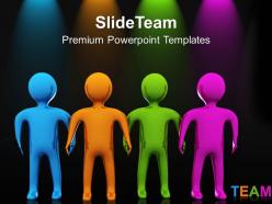 New business strategy powerpoint templates colorful team teamwork ppt process