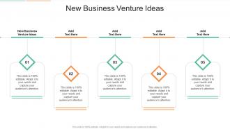 New Business Venture Ideas In Powerpoint And Google Slides Cpb