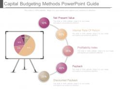 New capital budgeting methods powerpoint guide