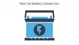 New Car Battery Colored Icon In Powerpoint Pptx Png And Editable Eps Format
