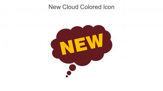New Cloud Colored Icon In Powerpoint Pptx Png And Editable Eps Format