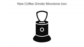 New Coffee Grinder Monotone Icon In Powerpoint Pptx Png And Editable Eps Format