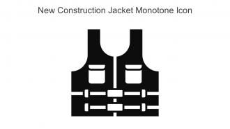 New Construction Jacket Monotone Icon In Powerpoint Pptx Png And Editable Eps Format