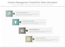 New Content Management Powerpoint Slide Information