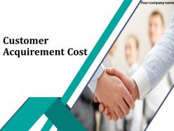 New Customer Acquirement Cost Powerpoint Presentation Slides