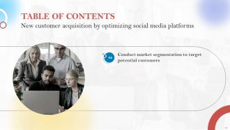 New Customer Acquisition By Optimizing Social Media Platforms Powerpoint Presentation Slides MKT CD V Informative Slides