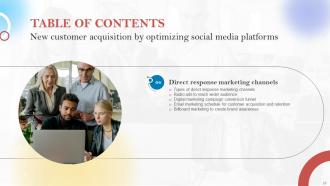 New Customer Acquisition By Optimizing Social Media Platforms Powerpoint Presentation Slides MKT CD V Slides Idea