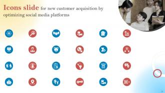 New Customer Acquisition By Optimizing Social Media Platforms Powerpoint Presentation Slides MKT CD V Aesthatic Idea