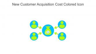 New Customer Acquisition Cost Colored Icon In Powerpoint Pptx Png And Editable Eps Format