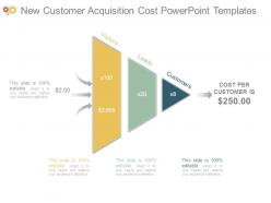 New customer acquisition cost powerpoint templates