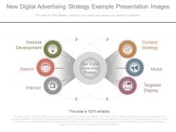 New Digital Advertising Strategy Example Presentation Images