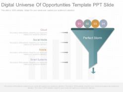 New digital universe of opportunities template ppt slide