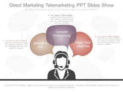 New direct marketing telemarketing ppt slides show