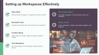 New Employee First Week Schedule PPT Summary AT Compatible Aesthatic